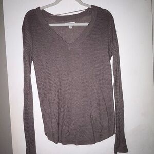 Sonoma Women's V-Neck Sweater - Taupe